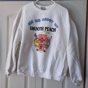 Hazel Boutique White Graphic Sweatshirt